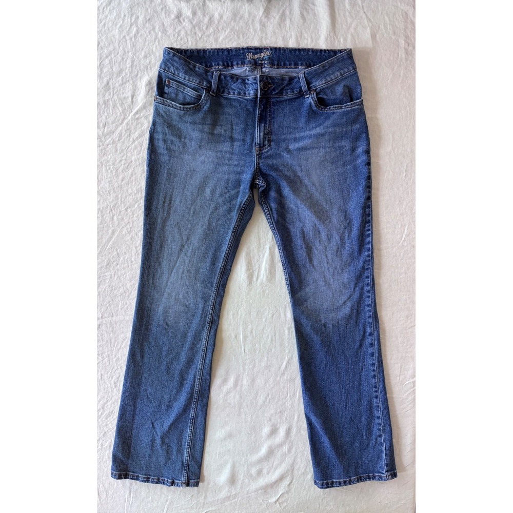 Wrangler Retro Sadie Bootcut Jeans Western Embroidered - SIZE 34 x 34 - Picture 3 of 14